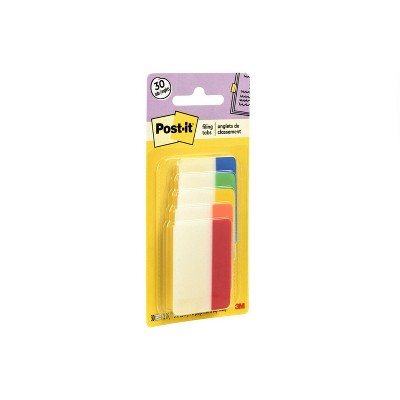Post-it 30ct 2" Filing Tabs - 5 Assorted Colors