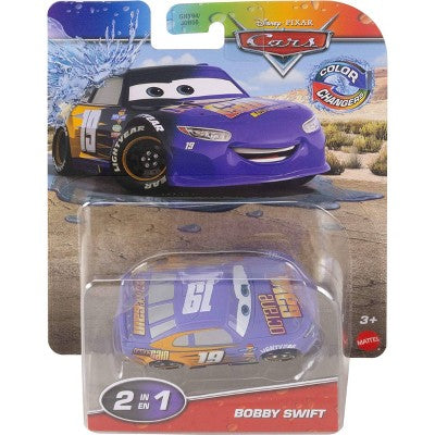 Disney and Pixar Cars Color Changers Collection Toy Cars Bobby Swift Change Color with Water