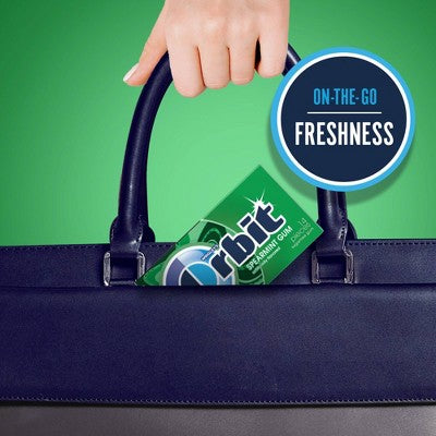 Orbit Spearmint Sugar-Free Chewing Gum Single Pack -14ct