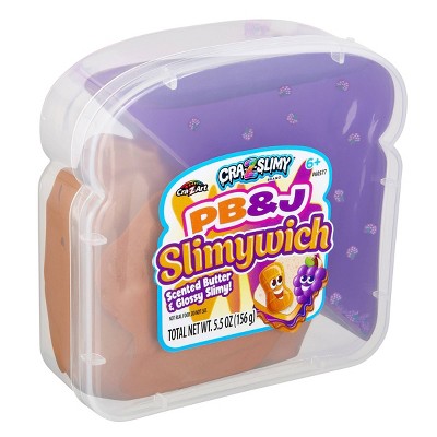 Cra-Z-Slimy PB&J Slimywich Scented Butter and Glossy Slime