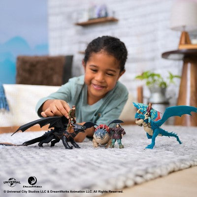 How to Train Your Dragon Fishlegs & Meatlug Figures