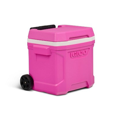 Sun Squad 24 Cans/16qt Rolling Cooler - Pink Fizz