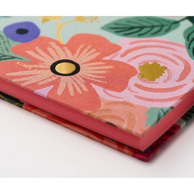 Rifle Paper Co. Garden Party Spiral Notepad: 6x9" Ruled, 100 Pages, Hard Cover, Multicolored, College Rule, Adult and Teen