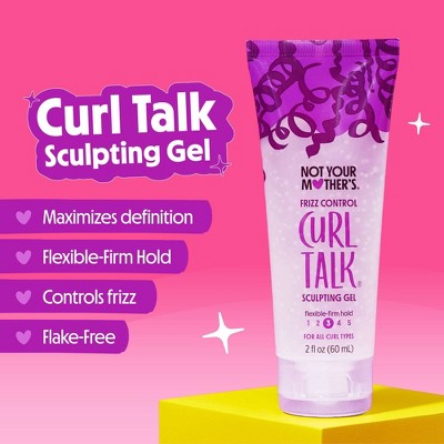 Not Your Mother's Mini Curl Talk Sculpting Gel - 2 fl oz: Paraben-Free, Silicone-Free, Sulfate-Free