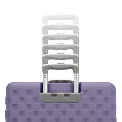 American Tourister Checkered 2.0 Hardside Large Spinner Wheels Suitcase - Purple Haze