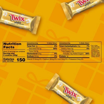 Twix Christmas Minis Chocolate Cookie Candy Bars - 10.43oz
