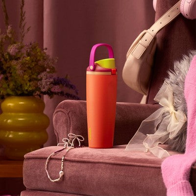 Owala Special Edition 30oz FreeSip SWAY Stainless Steel Bottle - Neon Nectar