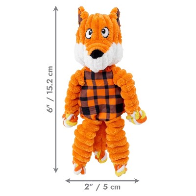 KONG Halloween Floppy Knots Fox Dog Animal Toy