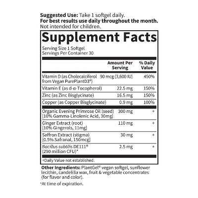 Garden of Life Dr. Formulated Women's Monthly Balance PMS Support Vegan Softgels - 30ct