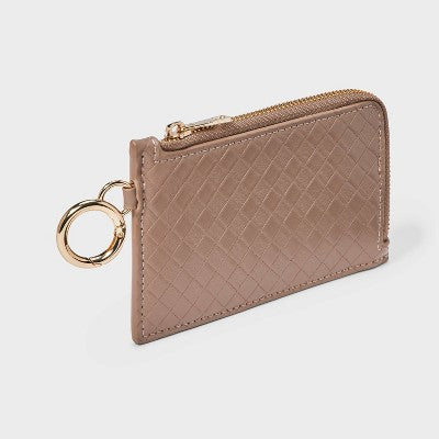 L-Zip Card Case - A New Day Brown