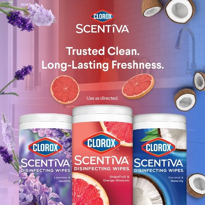 Clorox Scentiva Disinfecting Wipes - 75ct/3pk