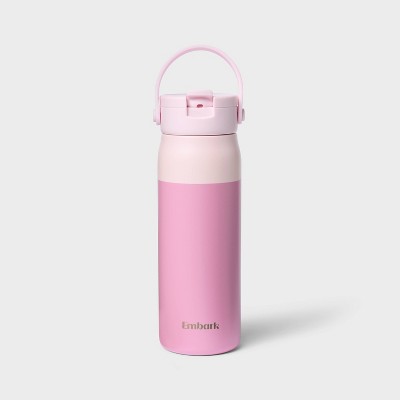 24oz Stainless Steel Hydration Water Bottle - Purple - Embark: Portable Drinkware, Polypropylene Lid