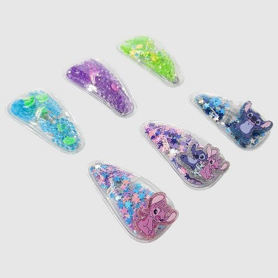 Disney Stitch Confetti Snaps Hair Clips - 6pk: Hair Styling, All Hair Types