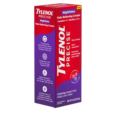 Tylenol Topical Analgesic Night-Time Pain Relieving Cream - 4oz