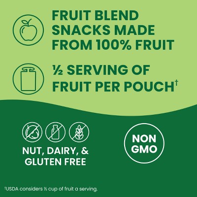 GoGo SqueeZ No Sugar Added Applesauce and Fruit Puree Apple Cinnamon - 38.4oz/12ct