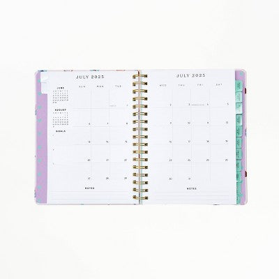 Be Rooted Be Rooted 7"x9" Academic Planner 2025 - 26 All Over Print Purple