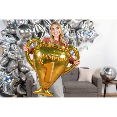 Anagram 28" Gold Trophy Supershape Foil Balloon