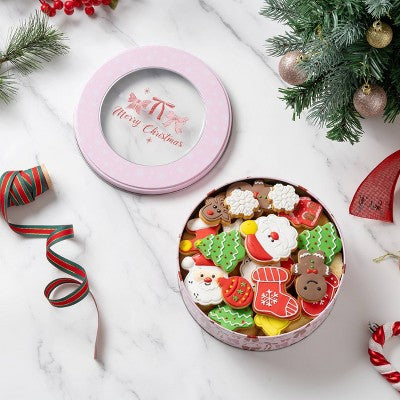 Cook With Color Round Food Storage Tin Bows