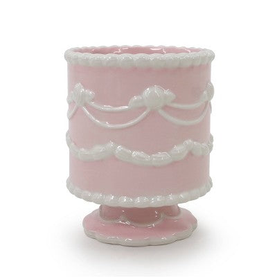 Makeup Brush Holder Pink Cake - Bullseye's Playground