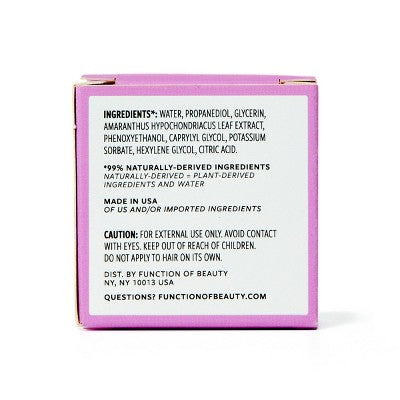 Function of Beauty Shine #HairGoal Add-In Booster Treatment Shots with Amaranth Leaf Extract - 2pk/0.2 fl oz