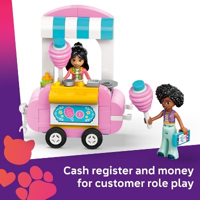 LEGO Friends Cotton Candy Stand and Scooter Pretend Play Building Toy Set 42643