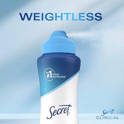 Secret Clinical Dry Spray Antiperspirant & Deodorant - Completely Clean - 3.8oz