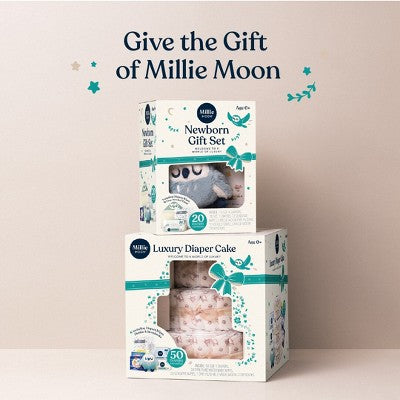 Millie Moon Luxury Diaper Cake - Size 1 - 50ct