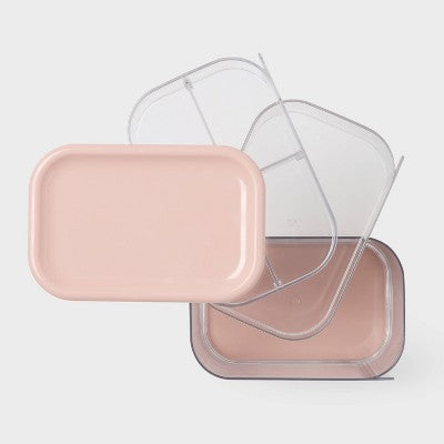 Rotating Cosmetic Vanity Makeup Organizer Pink - Brightroom