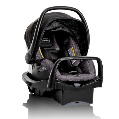 Evenflo Pivot Modular Travel System with LiteMax Infant Car Seat with Anti-Rebound Bar - Casual Gray (LOCAL PICKUP ONLY)
