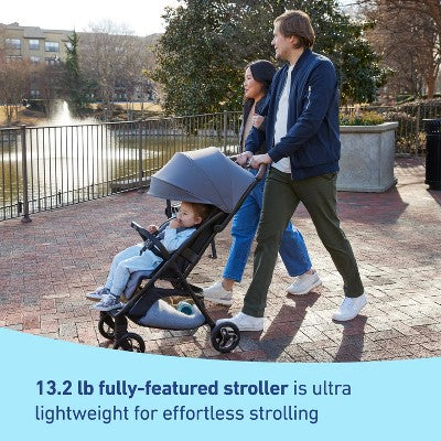 Graco Ready2Jet Compact Auto-Fold Stroller - Kingston: Single, Metal, 5-Point Harness, 6.5" Front Wheels (LOCAL PICKUP ONLY)