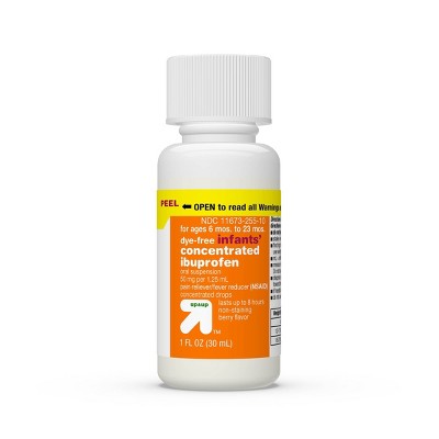 Infants' Concentrated Ibuprofen (NSAID) Oral Suspension Pain & Fever Reducer Liquid - Berry - 1 fl oz - up&up