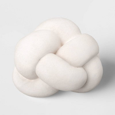 Shaped Knot Pillow Ivory - Room Essentials