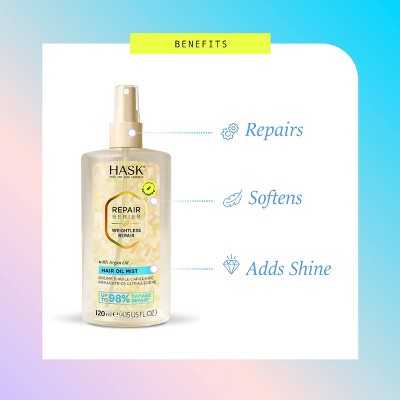 Hask Repair Series Weightless Repair Hair Oil Mist - 4.15 fl oz