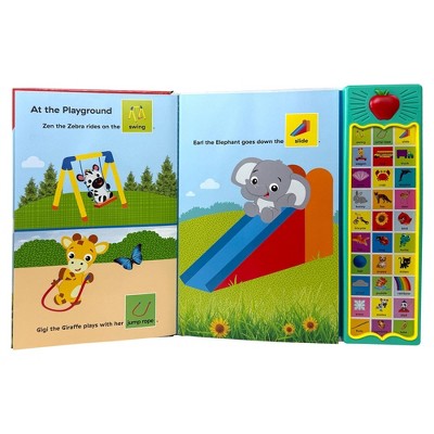 Baby Einstein First Words Everywhere! 30 Button Animal Sound Book