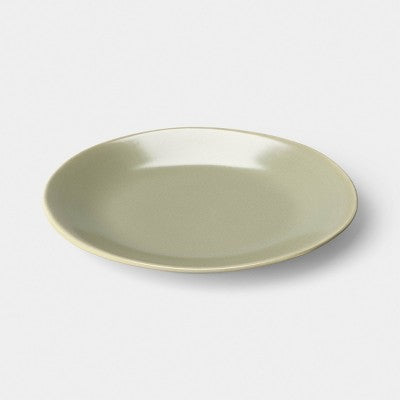 10" Stoneware Aralia Dinner Plate Green - Threshold