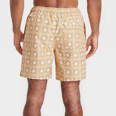 Men's 7" Swim Trunks Goodfellow & Co Yellow XL