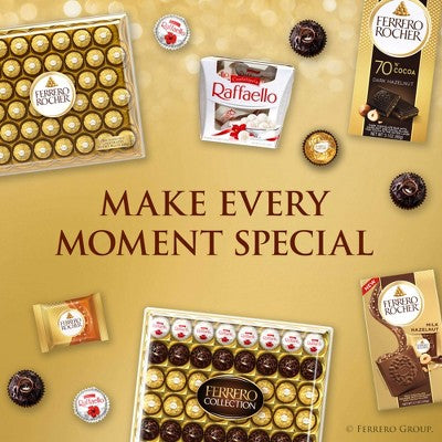 Ferrero Rocher Christmas Candy Chocolate Gift Box - 7.9oz