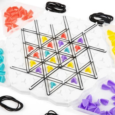 Triangle Takeover by What Do You Meme?: Creative Thinking Board Game for 2+ Players - Includes Tray, Tokens & More