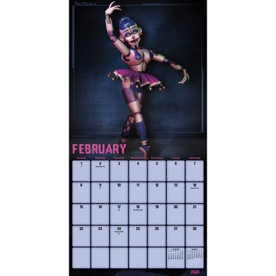 DateWorks 12"x12" 2026 Five Nights at Freddy's Wall Calendar