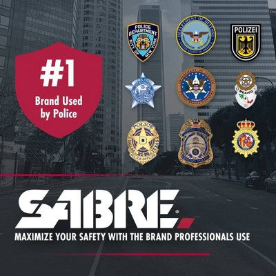 Sabre 2pk Hardcase Pepper Spray with Quick Release Lavendar and Black