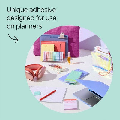 Noted by Post-it Mini List Notes Mint Green