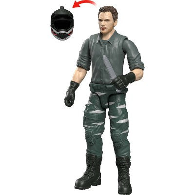 Jurassic World Reimagined Motorcycle, Owen Grady & Raptors & Tools Retro Pack