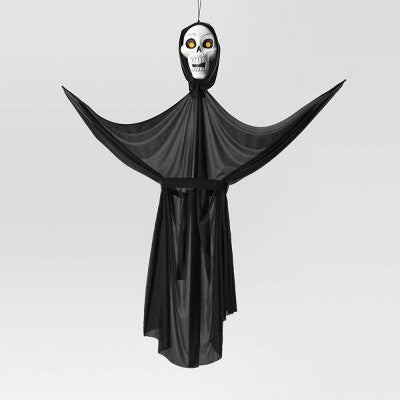 65" Black Light Responsive Ghoul Halloween Decorative Prop Black - Hyde & EEK! Boutique: Indoor/Outdoor Decor