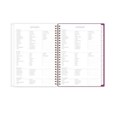 Rhi James for Blue Sky Weekly/Monthly Planner Notes (15 Month) Wirebound 5.875"x8.625" Printed - Floral Brushstroke