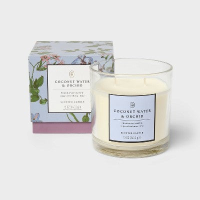 2 Wick Boxed Coconut Water and Orchid Candle - Threshold