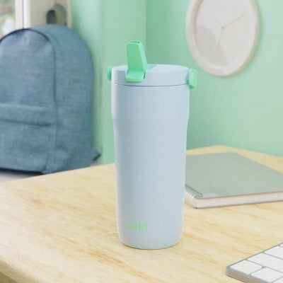 Zak Designs 20 fl oz Double Walled Stainless Steel Sutton Tumbler - Periwinkle