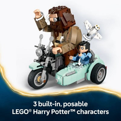 LEGO Harry Potter Hagrid & Harry's Motorcycle Ride Building Toy 76443