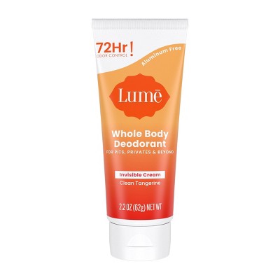Lume Deo Cream Tube - Tangerine - 2.2oz