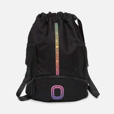 Overtime Elite Cinch Sports Drawstring Bag - Thin Stripe Electric Gradient
