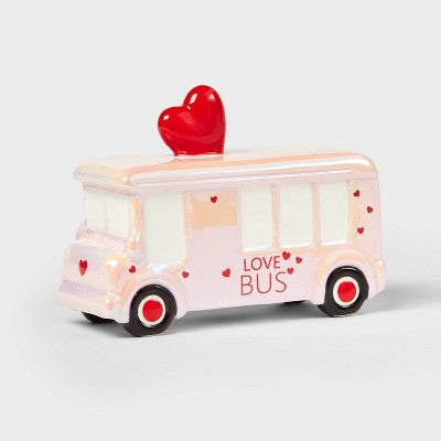 Love Bus Ceramic Valentine's Day Figurine - Spritz